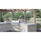 Ruvati Outdoor BBQ Workstation Sink 15x20" Topmnt MarineGrade T-316 SS RVBoat RVQ5210 - alternate 2